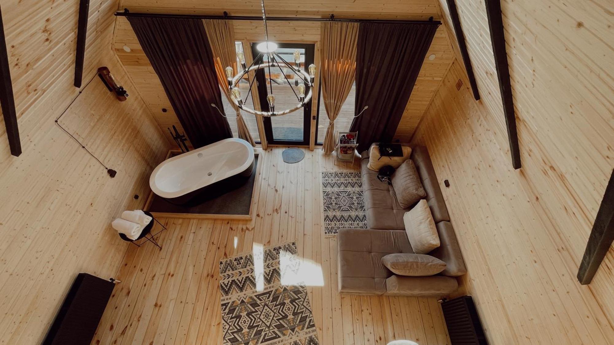 Outdoor Cottages Kazbegi Rom bilde